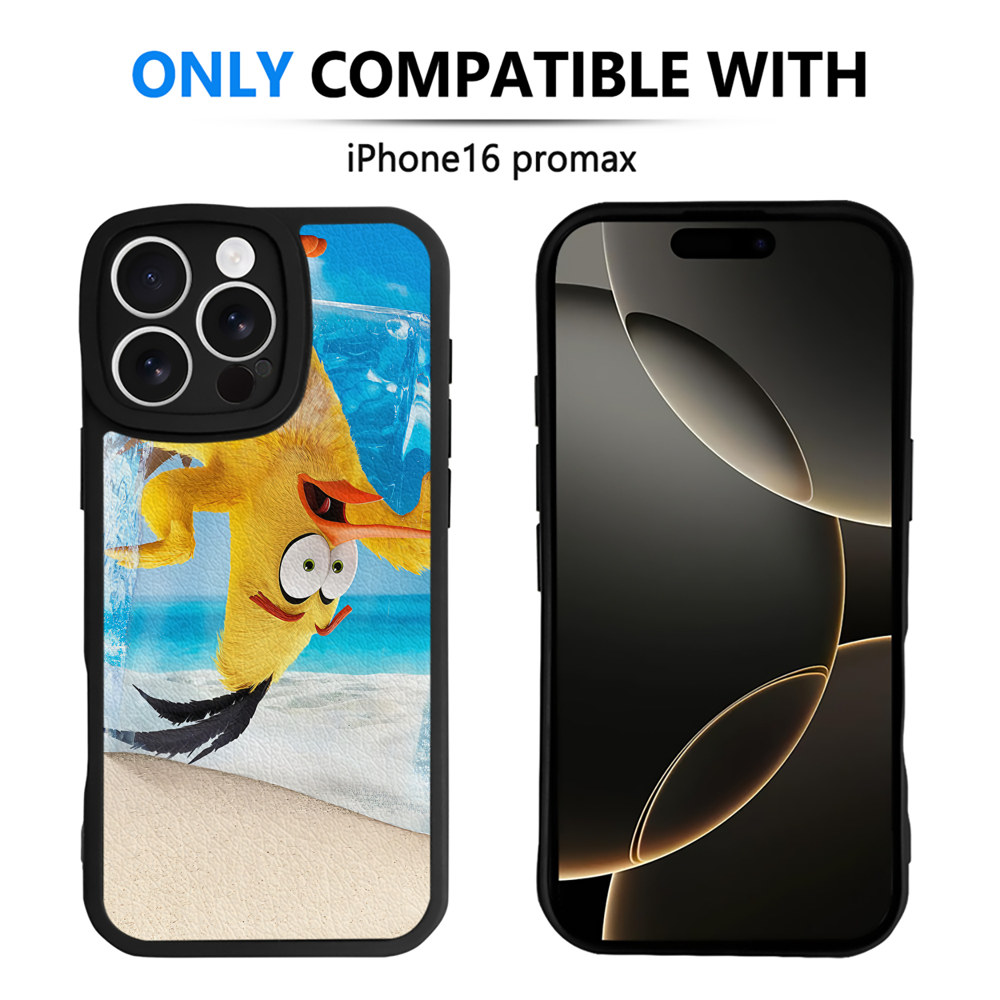 （画像用） Angry Birds アングリーバード 【iPhone 16シリーズ対応】シリコンスマホケース（レザー調） 材質：シリコン